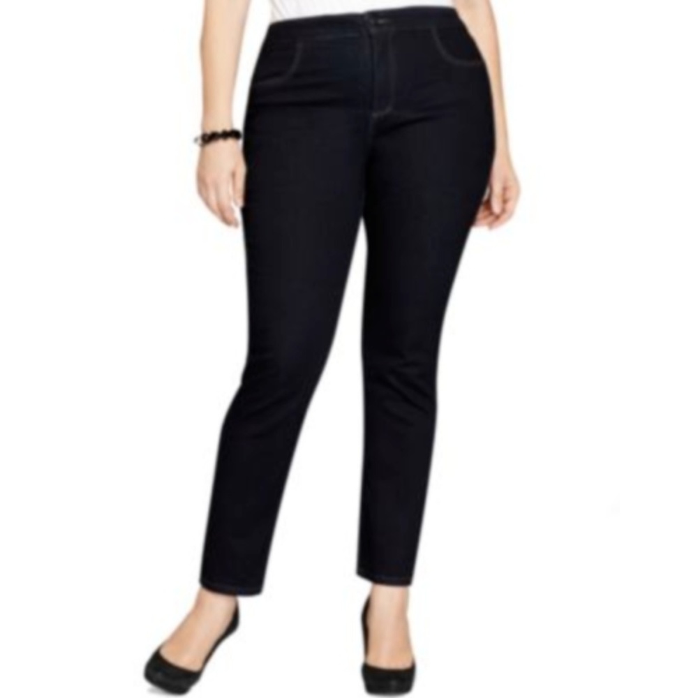 Style & Co Womens Petite Plus Sz 16WP Straight Leg